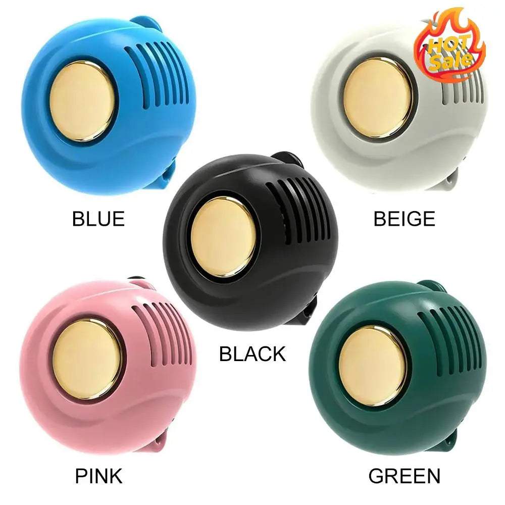 2026 New Portable Silent Mini Bladeless Electric Fan USB Rechargeable Mini Bladeless Fans Adjustable 3-Speed for Shirt Waist Oasis Select