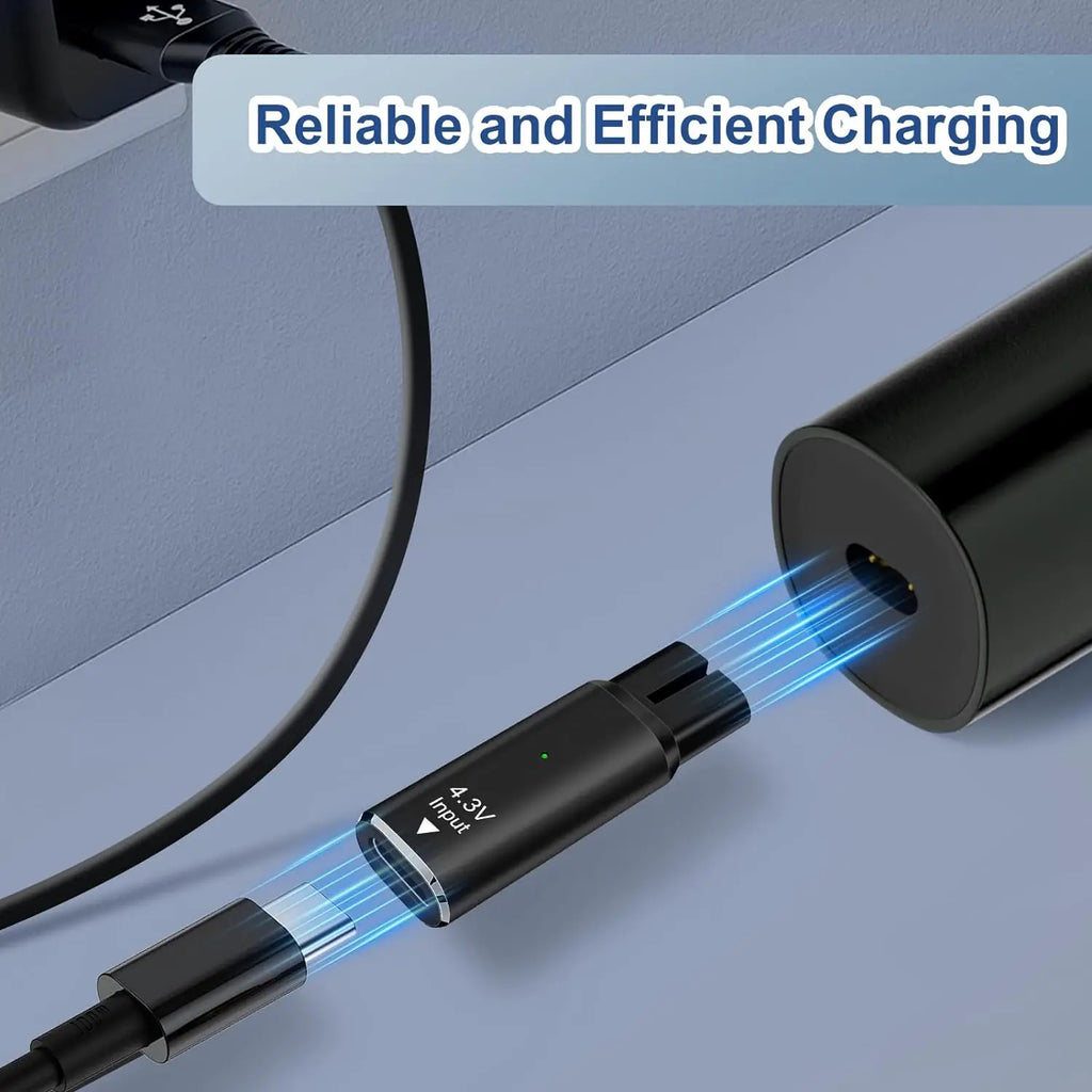 USB-C Shaver Adapter for Philips OneBlade QP2520 QP2620 QP2515 Shaver Charger Adapter Oasis Select