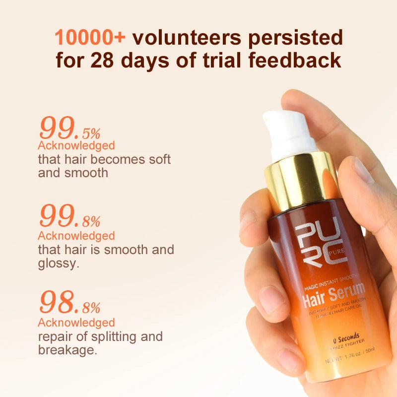 PURC Amino Acids Hair Mask & Hair Serum Set Nourish Smoothing Repair Damaged Frizz Soft Treatment Hair Care Beauty Products Oasis Select