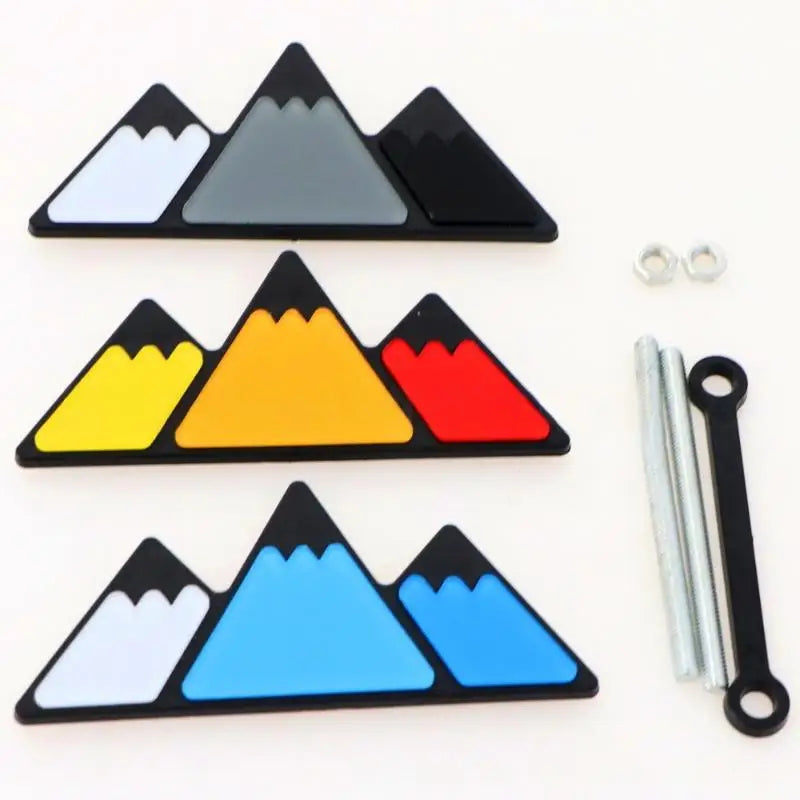 Set 3D Personalized Three-Shaded Logo Car Adornment Stickers for Side and Rear of Vehicle Oasis Select