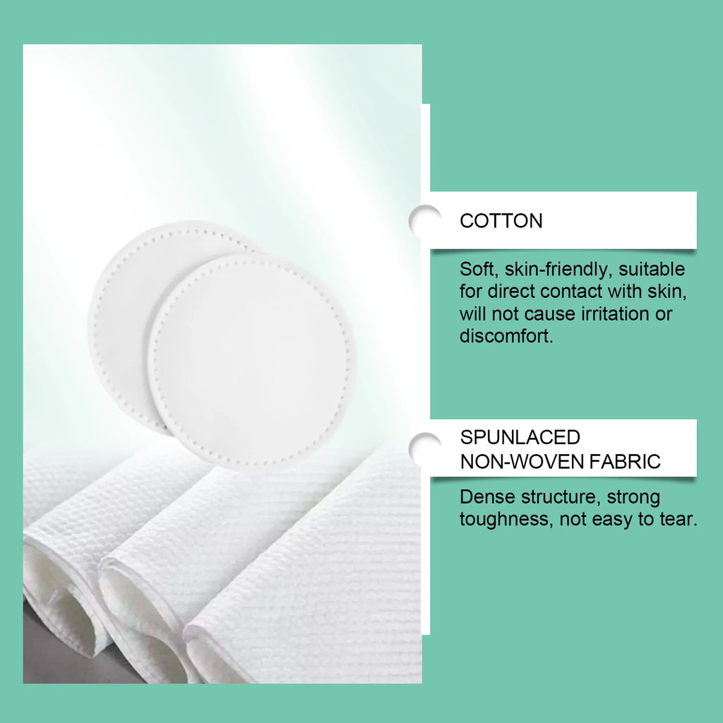 Disposable Cotton Makeup Remover Pads – 100 to 300 Pack Makeup Remover Pads Oasis Select
