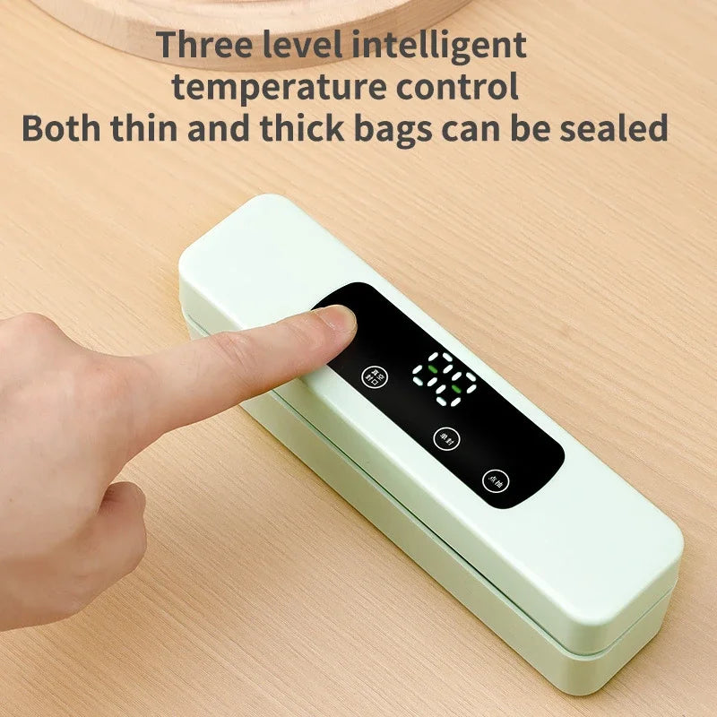 GUOHE Portable USB Rechargeable Vacuum Food Bag Sealer 30cm