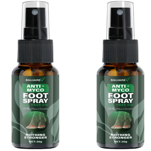 Anti-Fungal Foot Spray with Tea Tree Oil – Moisturizing Formula Foot Care Spray Oasis Select green 30g