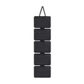 1pc,5-layer jewelry storage hanging bag, made of felt material, earrings, brooches, badge display rack, large capacity Oasis Select black