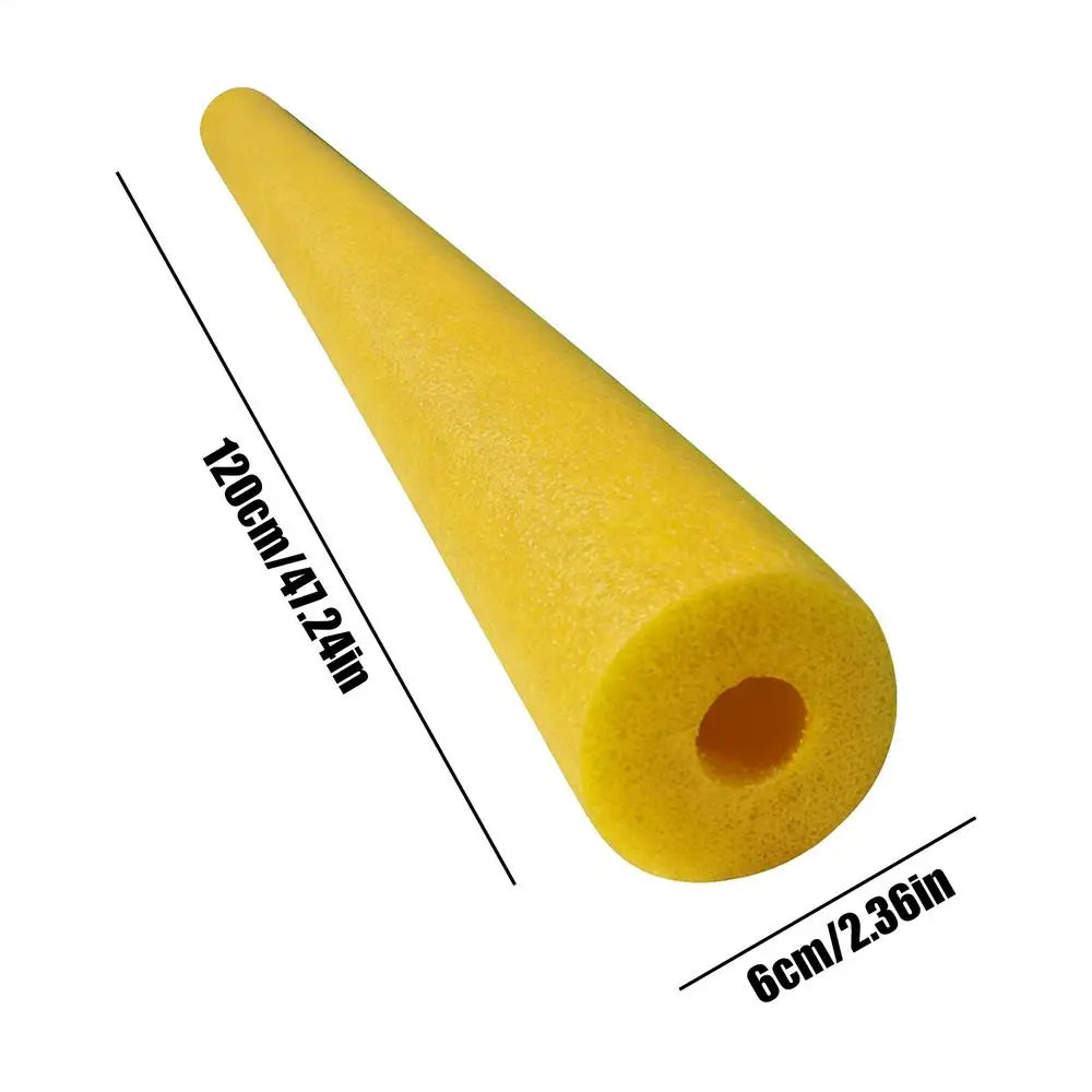 Pool Noodles Foam Tube Floating Hollow Large Colorful Exercise Aid Pool Noodles Tube for Aerobics Craft Projects Parties Water Oasis Select Yellow