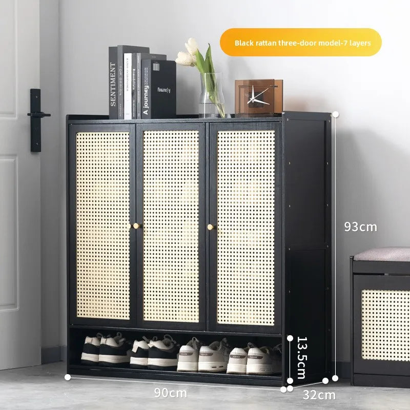 Shoe rack at the door of the household, storage artifact, space-saving simple interior, good-looking and dustproof dormitory Oasis Select Sanmen 7th 1