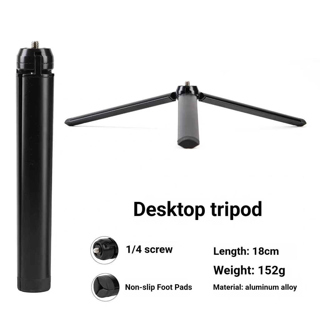 Mini Metal Alloy Tripod for DJI, Insta360 & GoPro Cameras