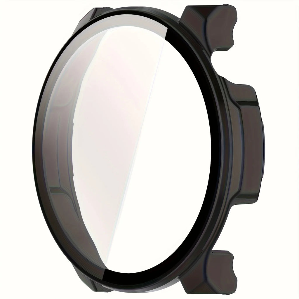 PC & Tempered Glass Case for Amazfit Balance 2 Smartwatch Smartwatch Case Oasis Select black For Amazfit Balance2