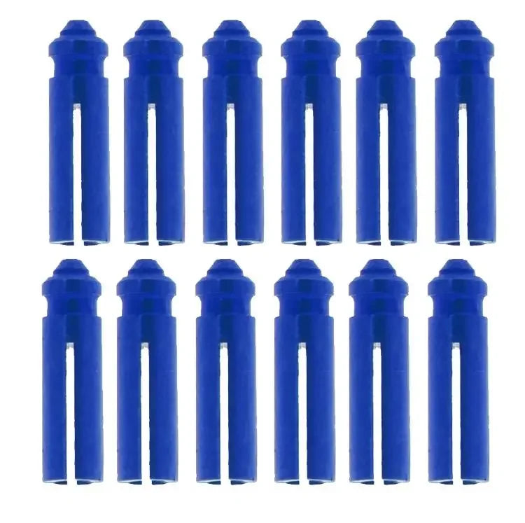 12PC Aluminum Dart Flight Savers Protectors Dart Accessories Oasis Select Blue