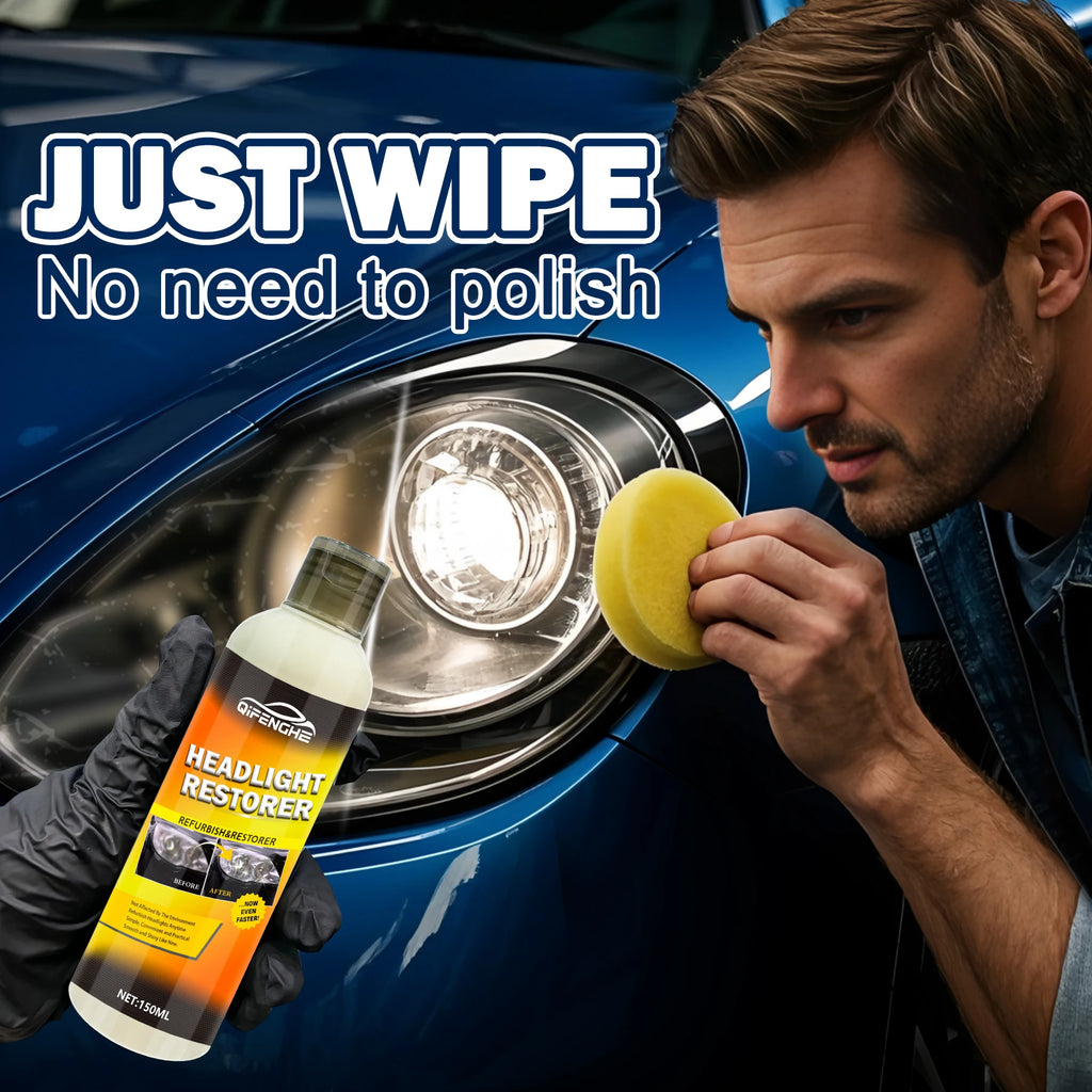 Car Headlight Restoration Cream – Clear Yellowed Lenses