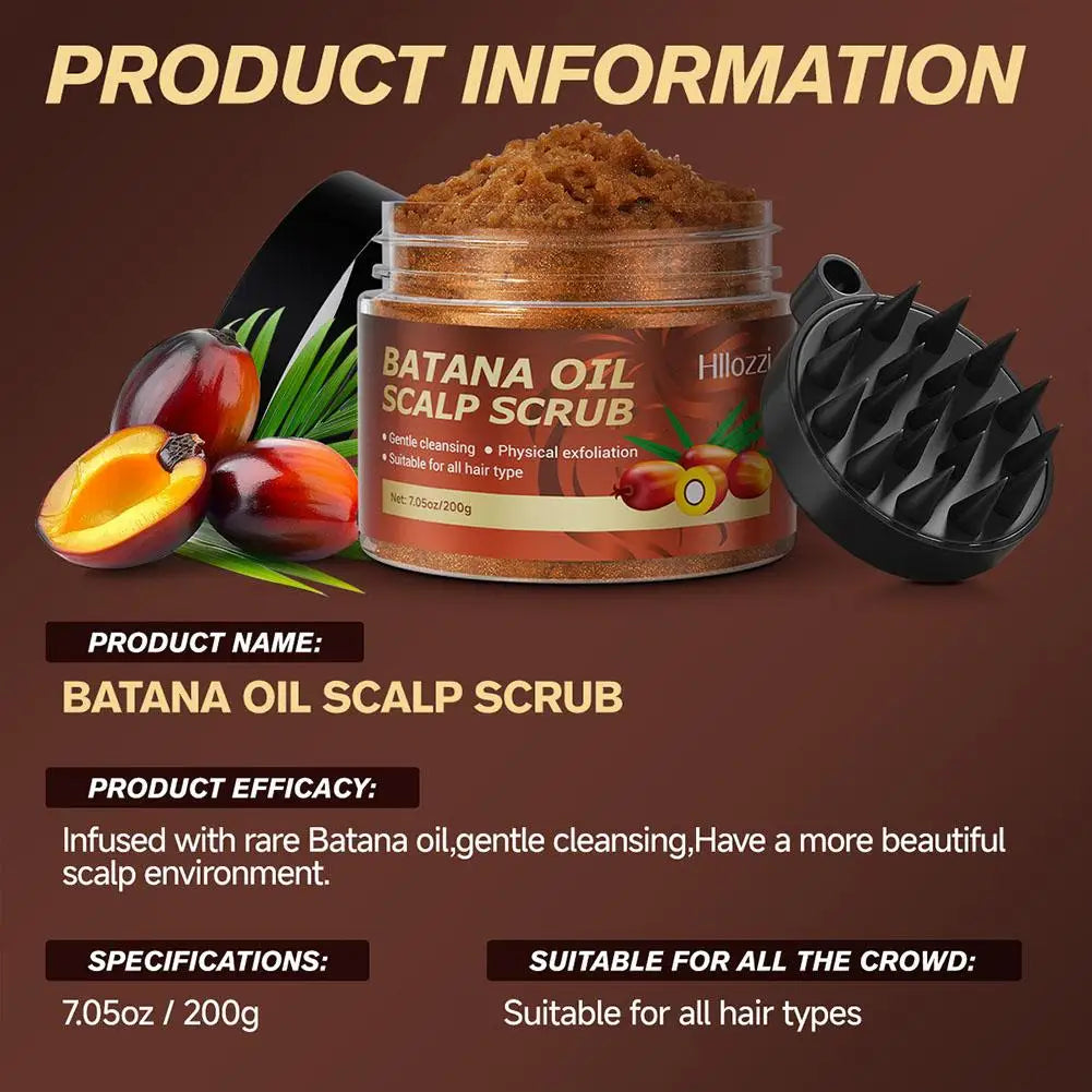 Batana Strengthening Hair Shampoo Conditioner Anti Frizzy Moisturizing Scalp Soften Hair Smoothing Repair Damaged Hair Care Set Oasis Select