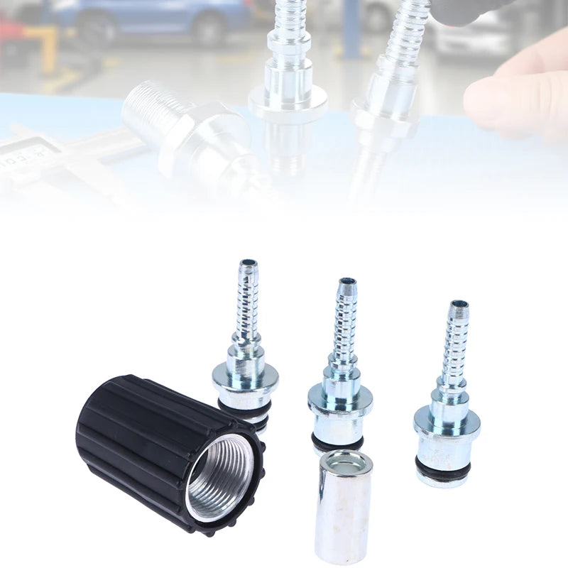 High Pressure Washer Hose Insert Fittings D14 D15mm Ring Nut M22 Car Wash Cleaning Hose Pipe Repair Fitting Twist Connector Oasis Select