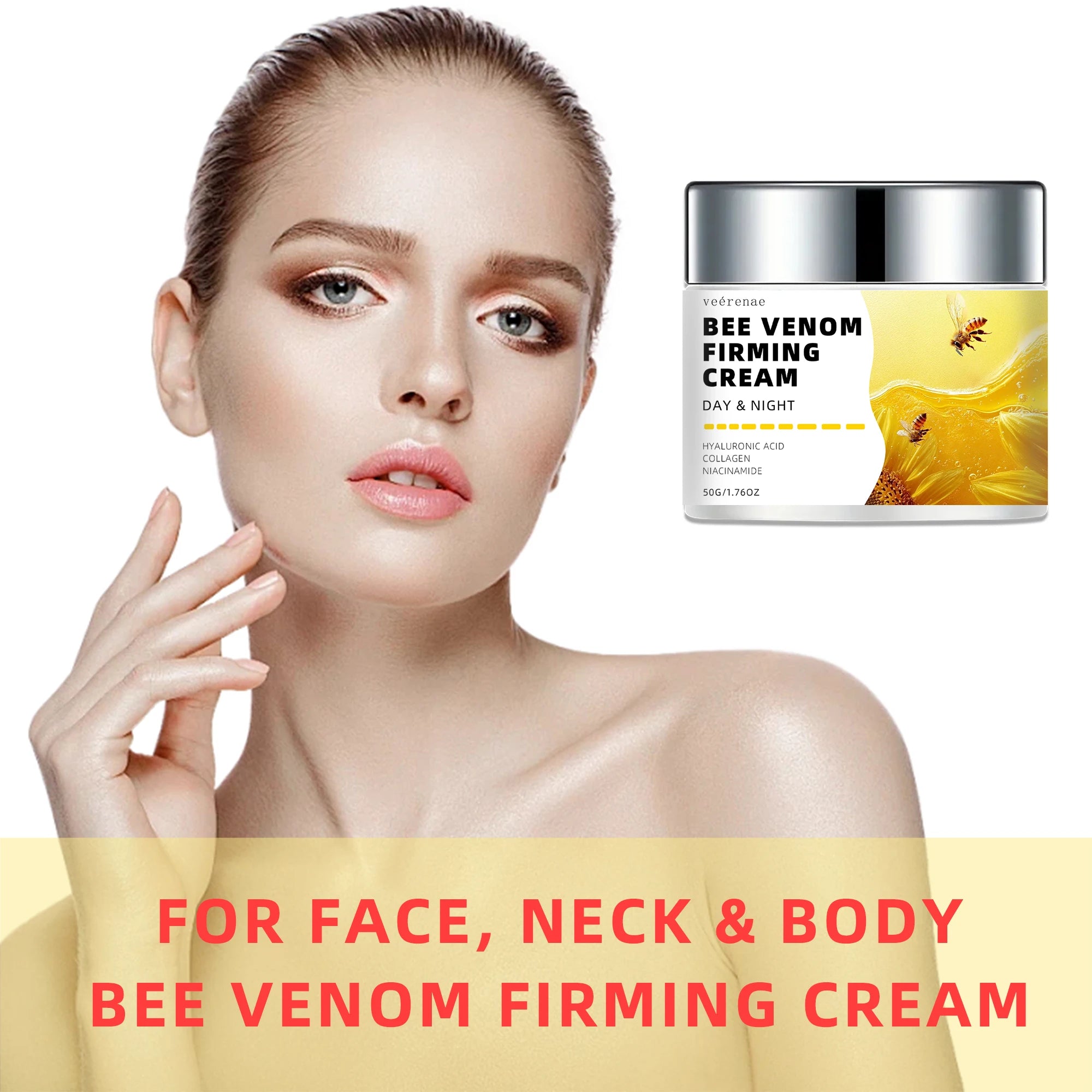 Veérenae Bee Venom Firming Cream – Face & Neck Lifting