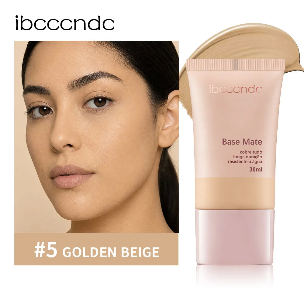 Matte Foundation Natural Coverage Waterproof Long Lasting Smudge Proof Oil Control Moisturizing Nourishing Face Makeup Daily Use Oasis Select Color 5