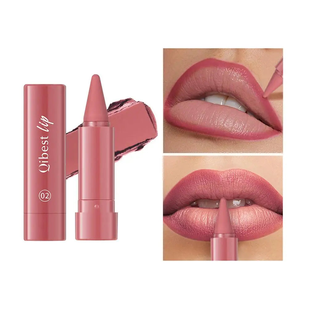 Twist-Up Matte Lip Liner Crayon – Waterproof & Long-Lasting Lip Liner Crayon Oasis Select 02