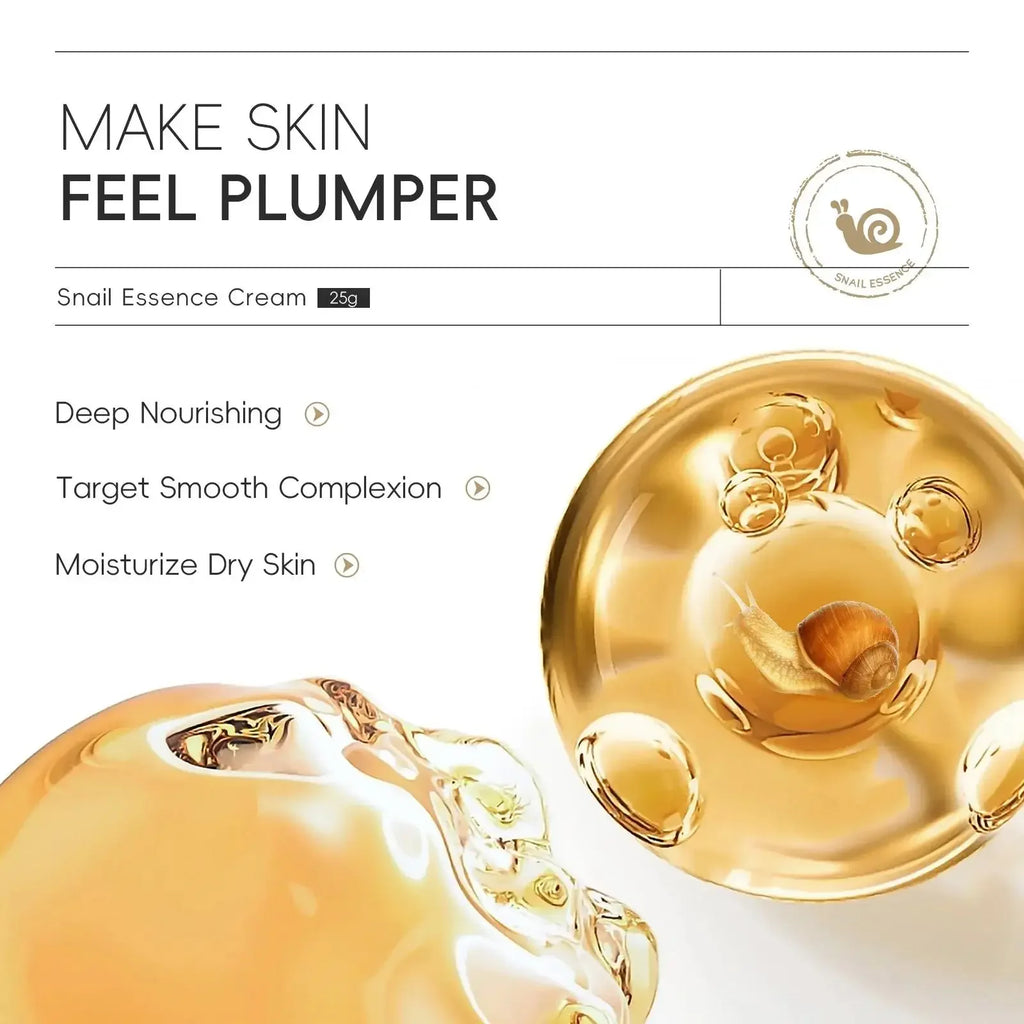 LAIKOU Snail Mucin Face Cream 25g – Hydrating & Firming