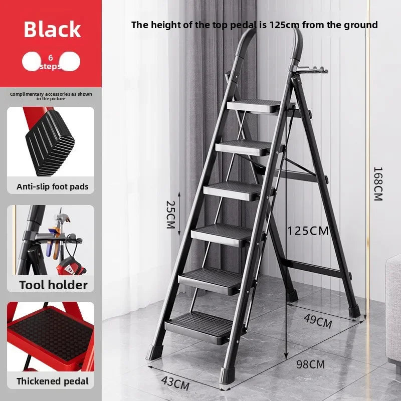 Herringbone Ladder Household Folding Telescopic Multifunctional