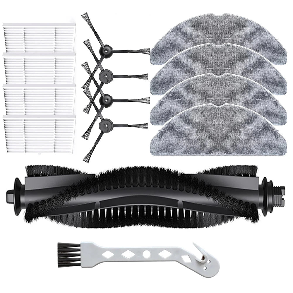 Replacement Main Side Brush Filter Mop Cloth Kit For Lubluelu B40 / B40 Plus Vacuum Cleaner Accessories Oasis Select