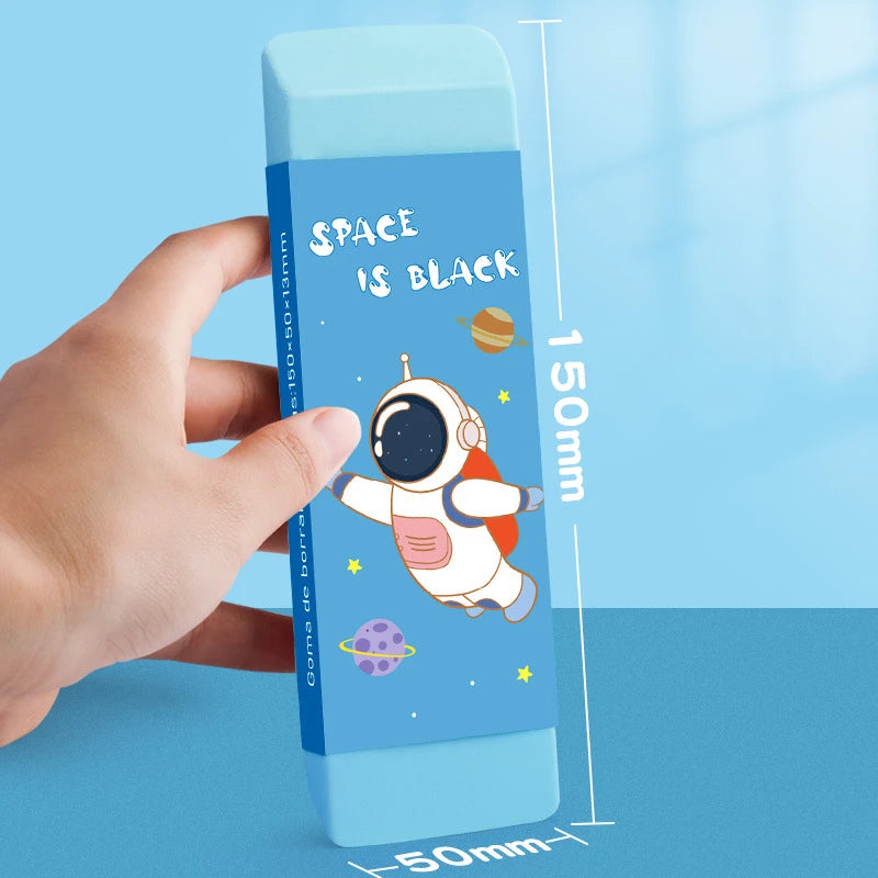 1pcs 150x50mm Large Cartoon Eraser for Kids Low Dust Giant Eraser Block Cute Creative for Elementary School Student Oasis Select A2