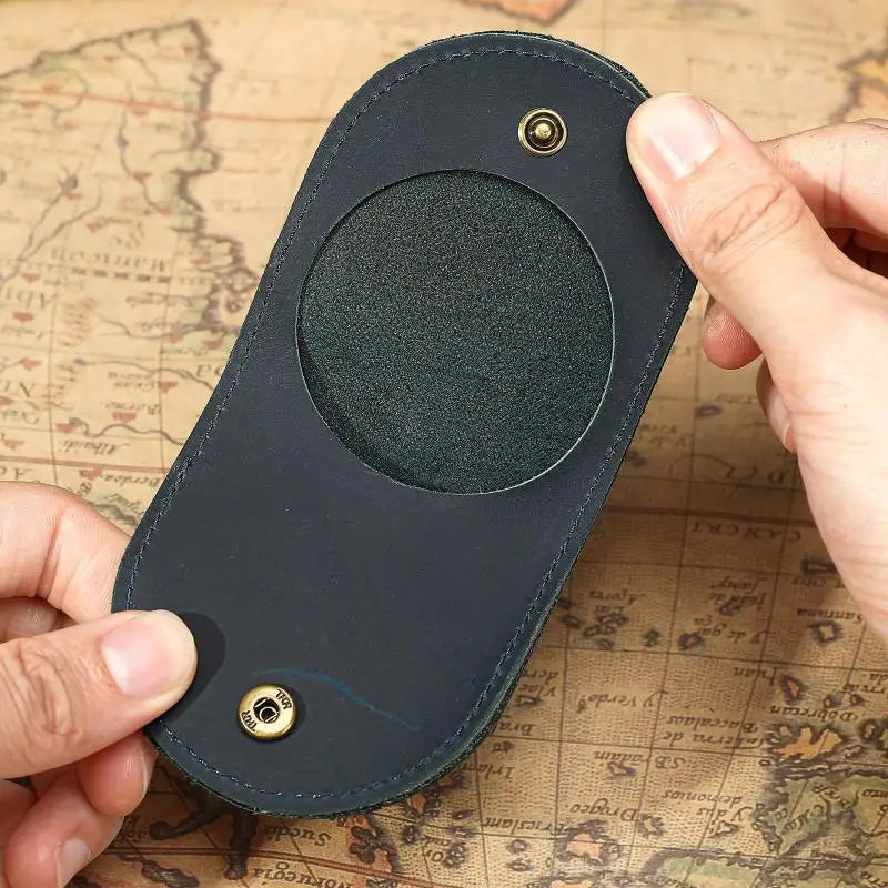Mini Genuine Leather Coin Wallet – Hasp Purse for Women & Kids