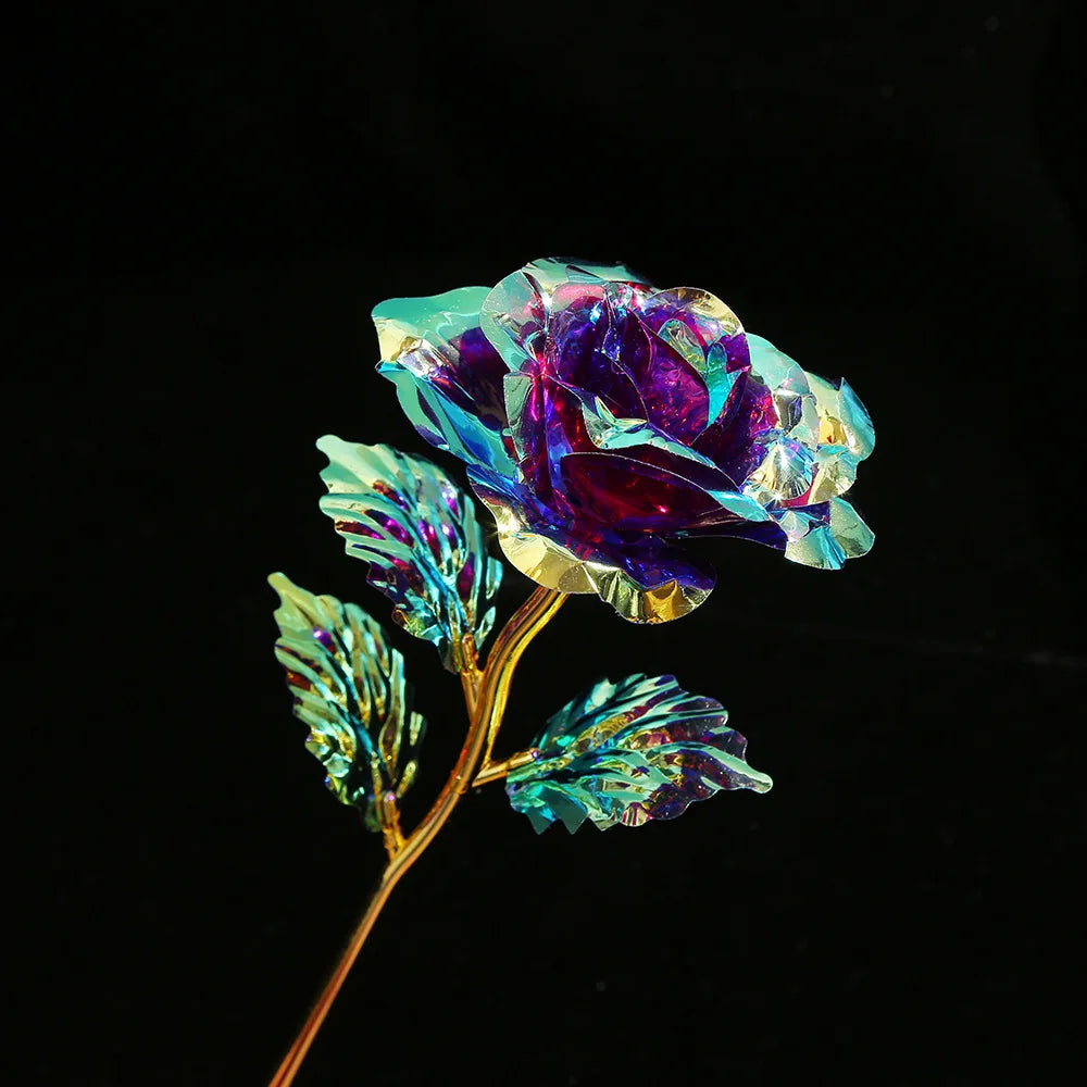 24K Gold Foil Rose – Eternal Artificial Flower Gift
