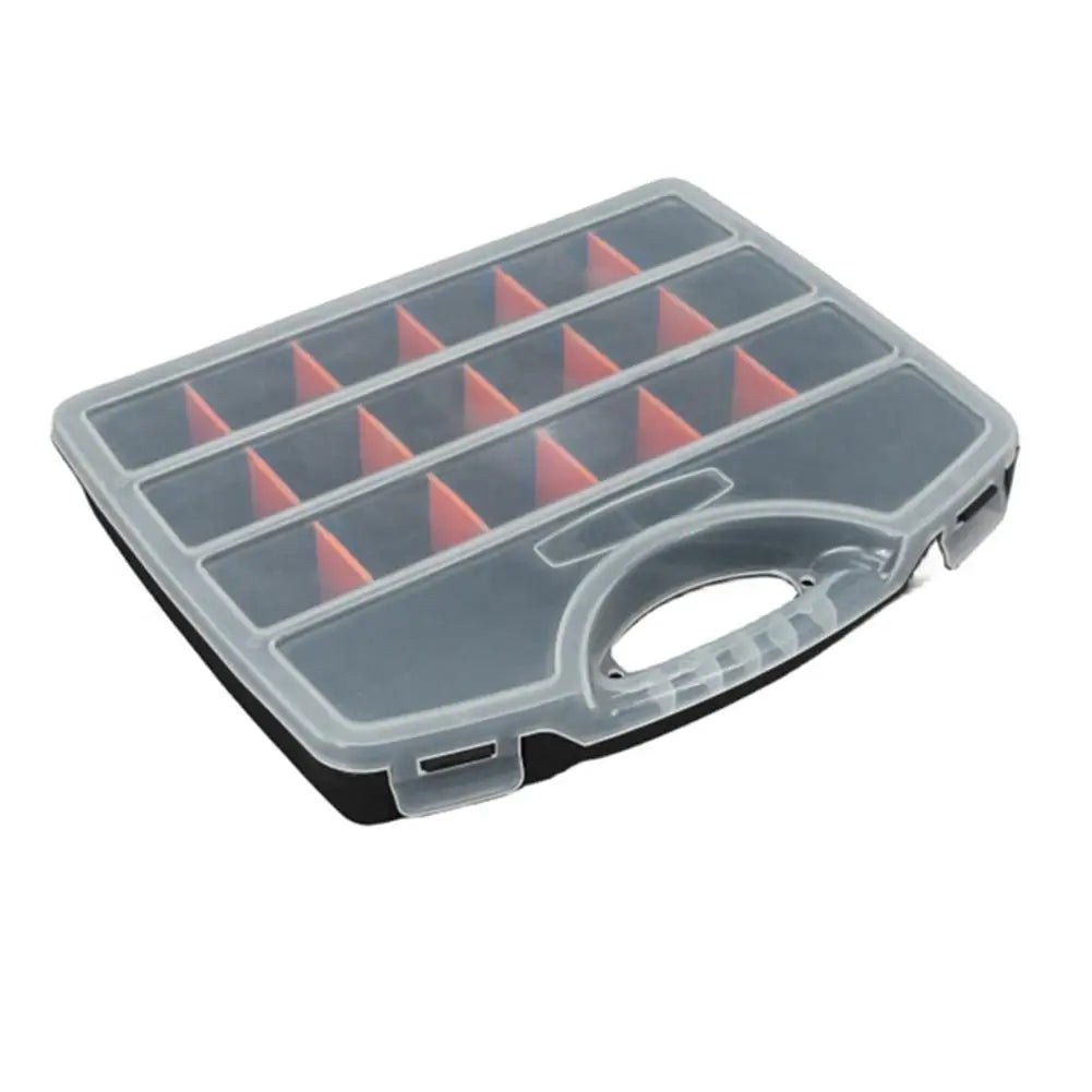 Tool Box Organizer Hardware Parts Storage Box Parts Organizer With Removable Dividers Hinged Lid For Storing Bolt Screw Oasis Select