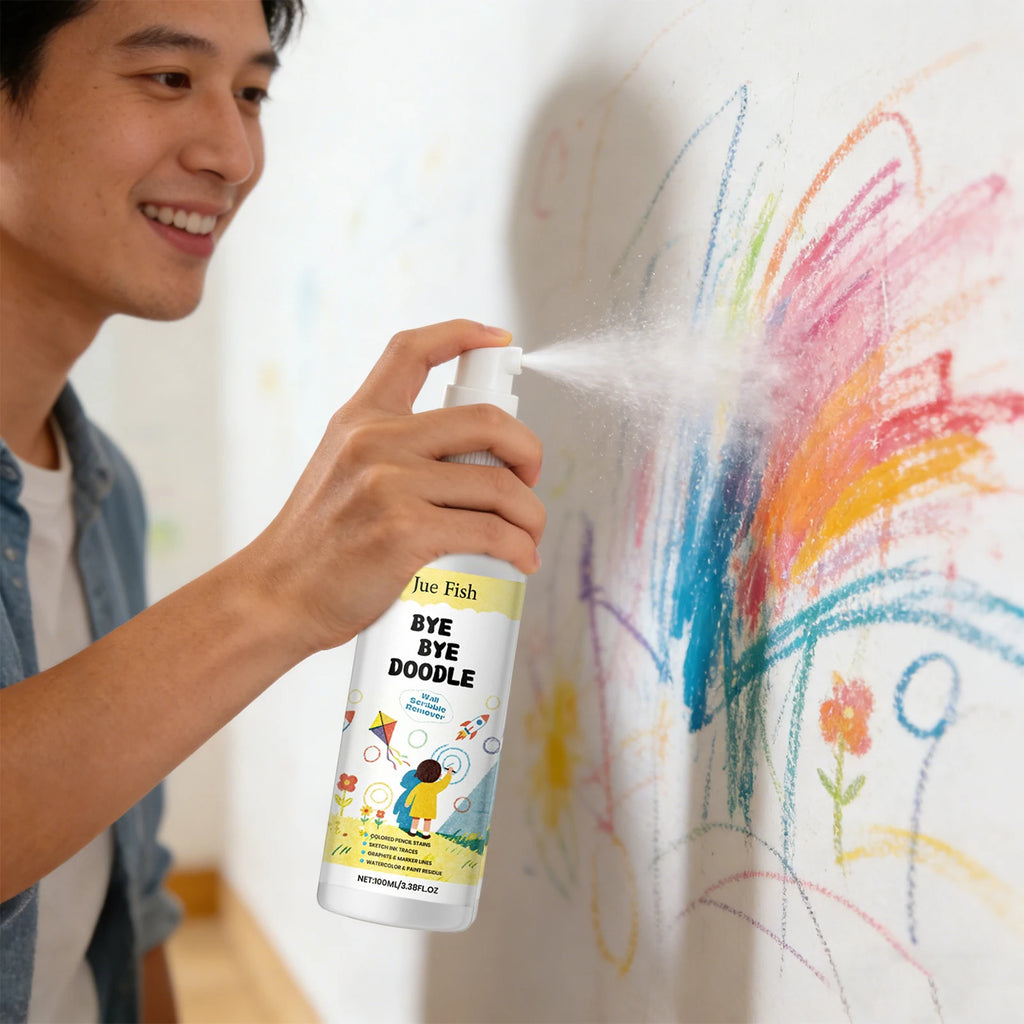 Doodle Remover Cleanser Wall Graffiti Cleaner Wall Colored Pencil Stains Remove Wall Spots Household Wall Cleaning Spray Oasis Select