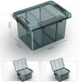 Transparent Plastic Parts Box with Removable Dividers