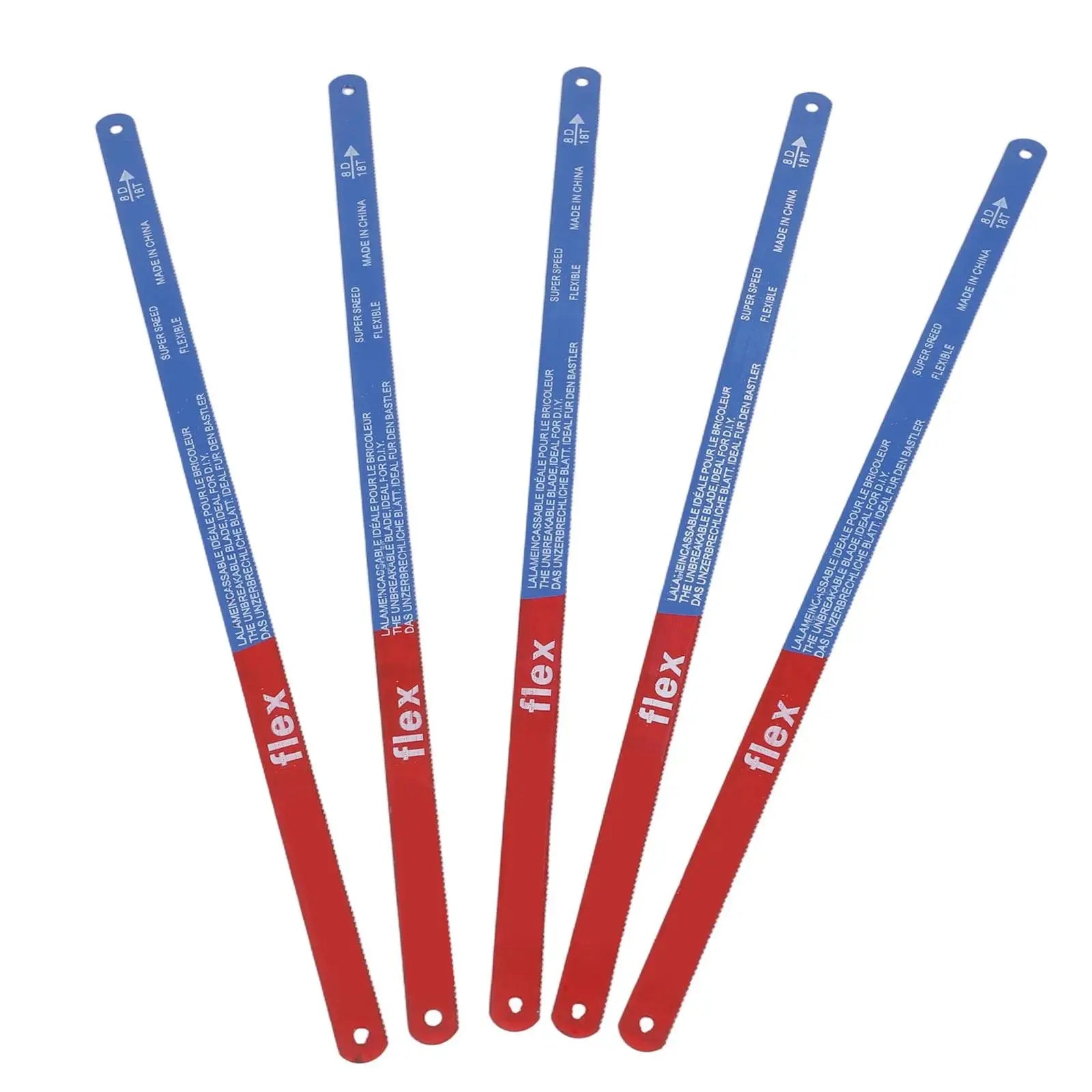 5PCS Hacksaw Blade 300mm Hand Saw Blades 14T/18T/24T Bi-Metal For Meat Wood Cut Woodworking Hand Tool Oasis Select