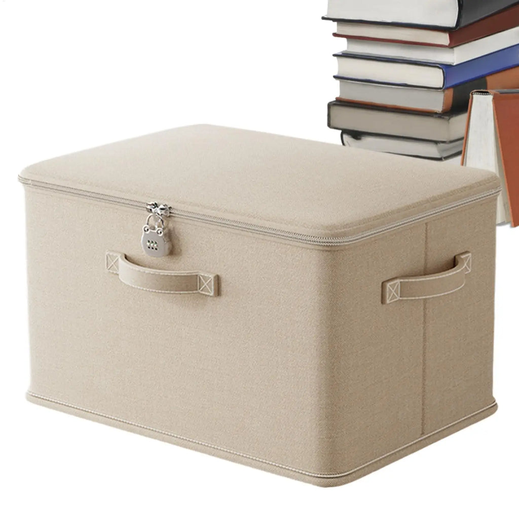 Storage Box with Lock Odor Proof Storage Container Stackable with Handle Organizing Bin Washable Shelf Baskets for Clothing Toys Oasis Select