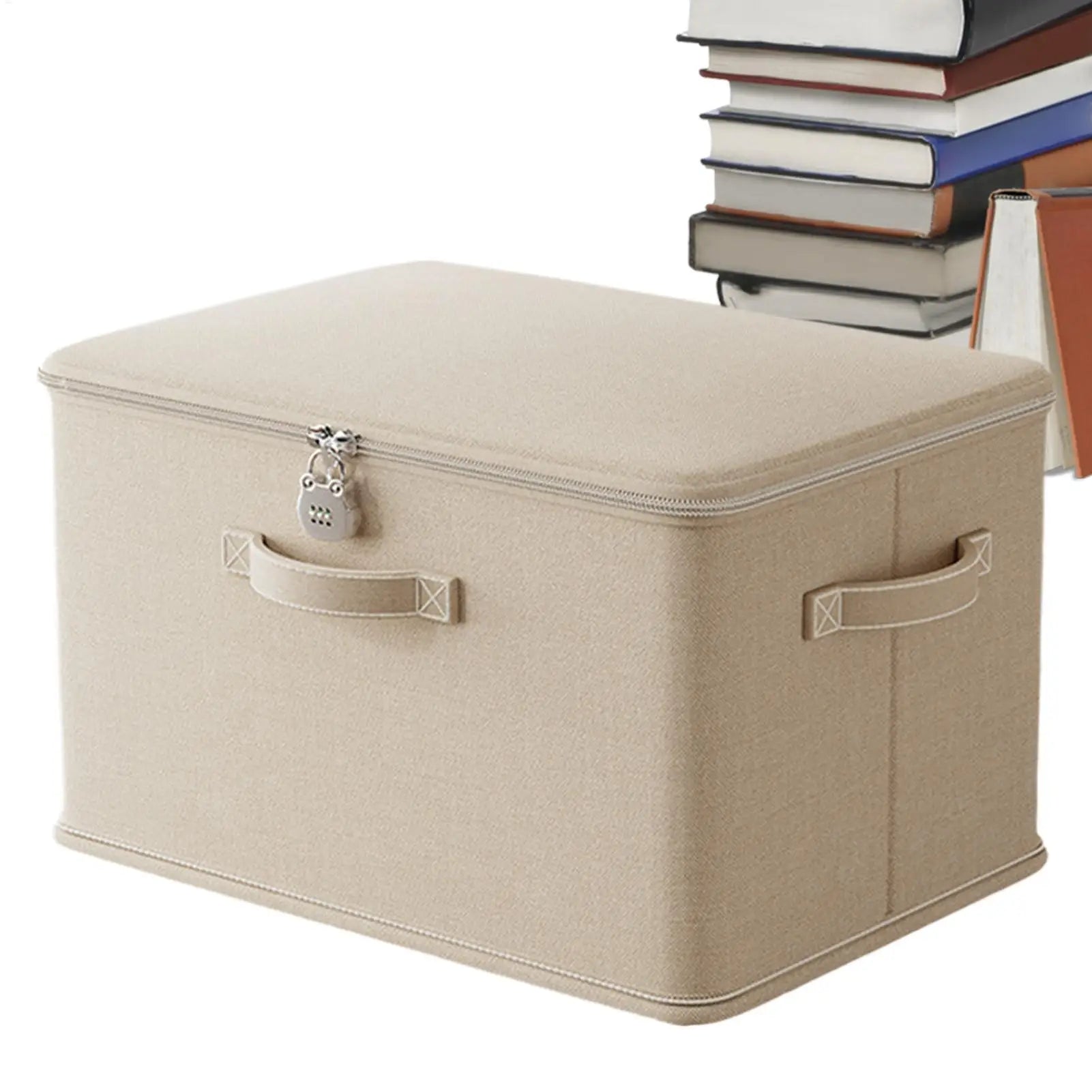 Storage Box with Lock Odor Proof Storage Container Stackable with Handle Organizing Bin Washable Shelf Baskets for Clothing Toys Oasis Select