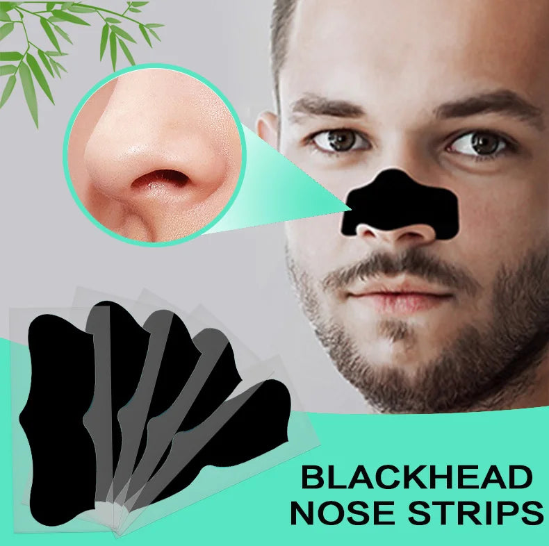 Bamboo Charcoal Blackhead Remover Nose Pore Strips | Up to 80pk Nose Pore Strips Oasis Select