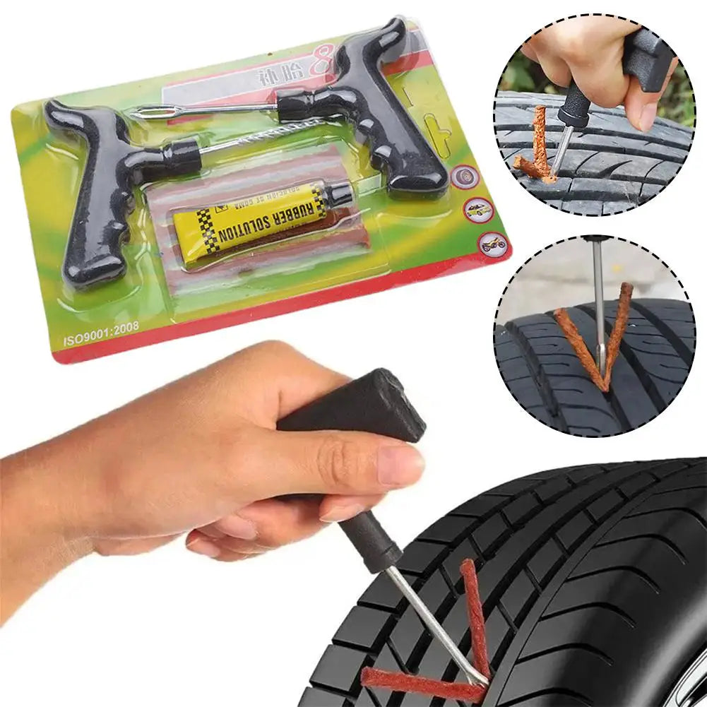 Universal Tubeless Tire Repair Kit – Car, Bike & Motorcycle Tire Repair Kit Oasis Select