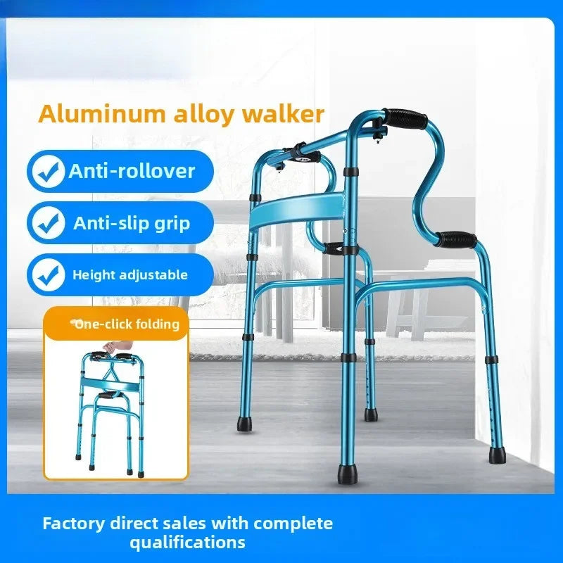 Multi-functional Solid Elderly walker Assisted walker Four-legged disabled walker Fractured double crutches Oasis Select