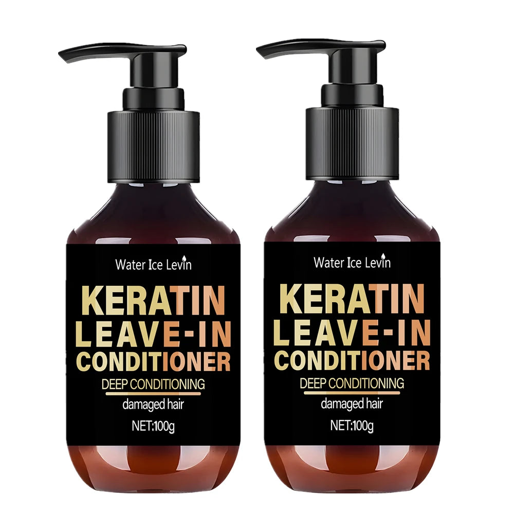 Keratin Leave-In Conditioner with Biotin & Collagen - Repairs Damaged Hair for Deep Moisture, Softness & Shine, Hair Treatment. Oasis Select Smoothing & Straightening