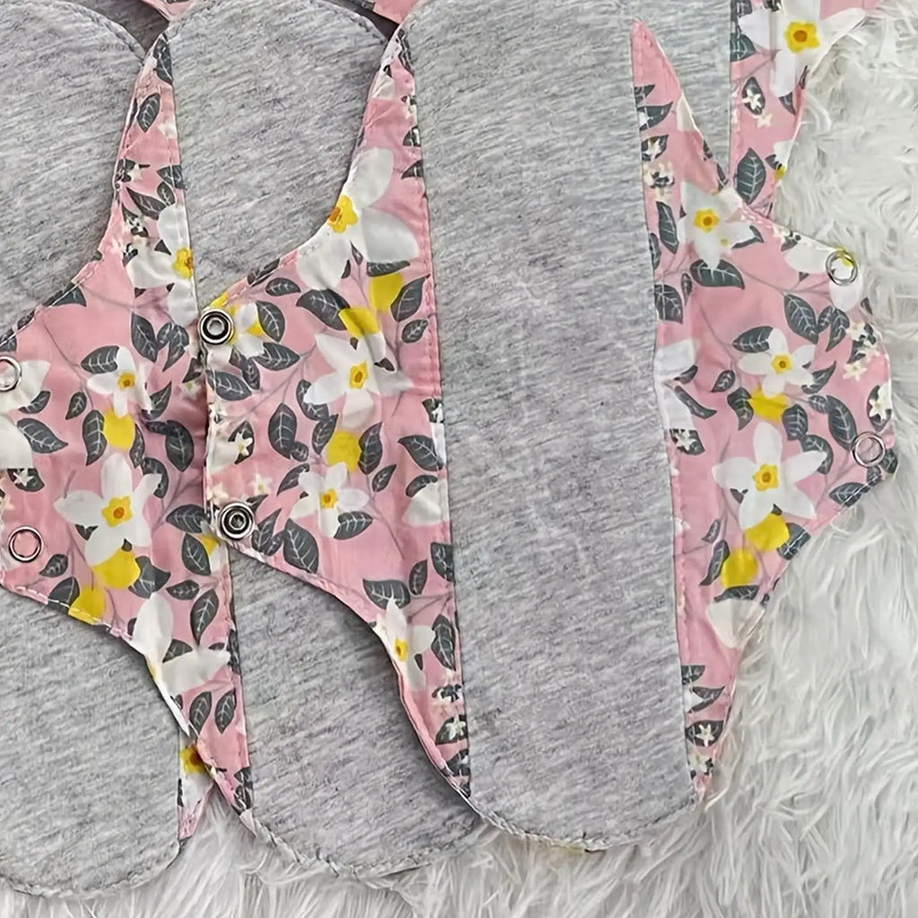 Sanitary Pads 4pcs Reusable Leak Proof Sanitary Pads Menstrual Cloth Pads Washable Breathable Cloth Menstrual Gaskets Oasis Select