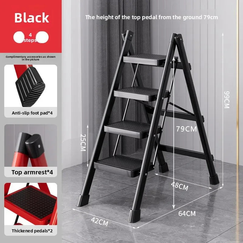 Herringbone Ladder Household Folding Telescopic Multifunctional