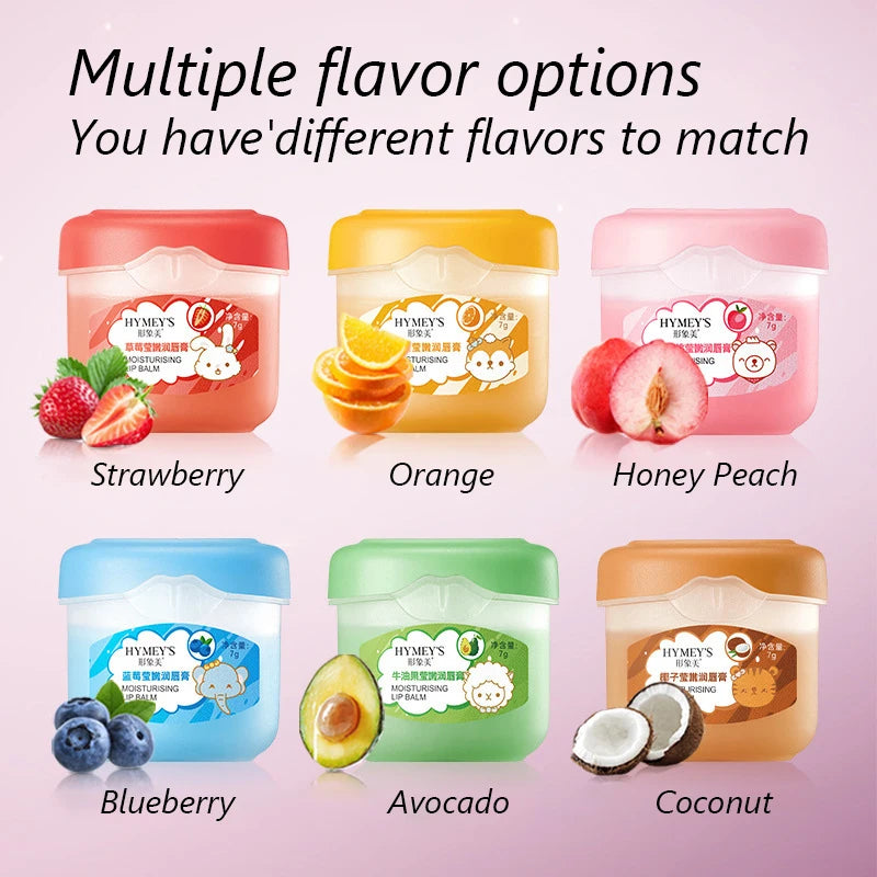 SADOER 6-Piece Fruit Lip Balm Set – Moisturizing & Plumping Lip Balm Set Oasis Select