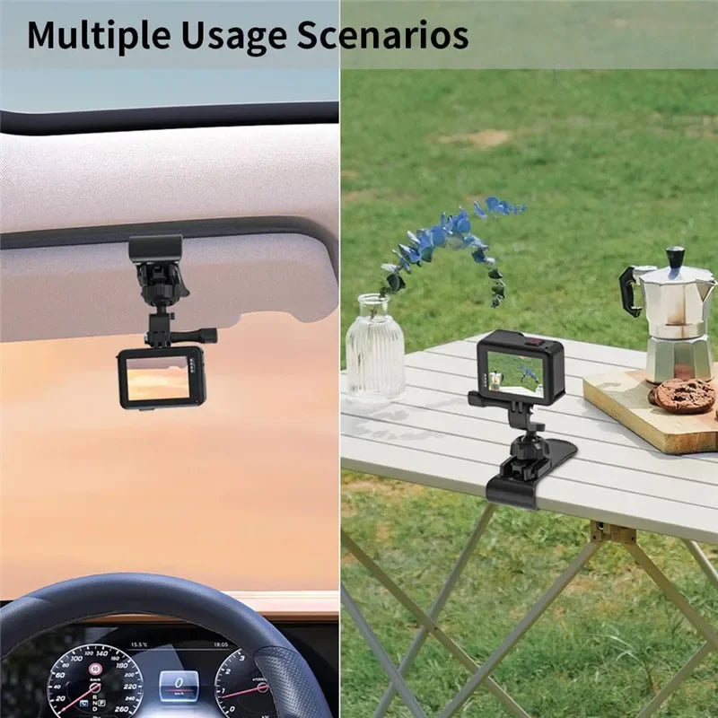Car Sun Visor Mount for GoPro, Insta360 & DJI Osmo