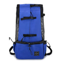 Outdoor Travel Puppy Medium Dog Backpack for Small Dogs Breathable Walking French Bulldog Carrier Bags Accessories Pet Supplies Oasis Select blue XL-suit 15-28kg