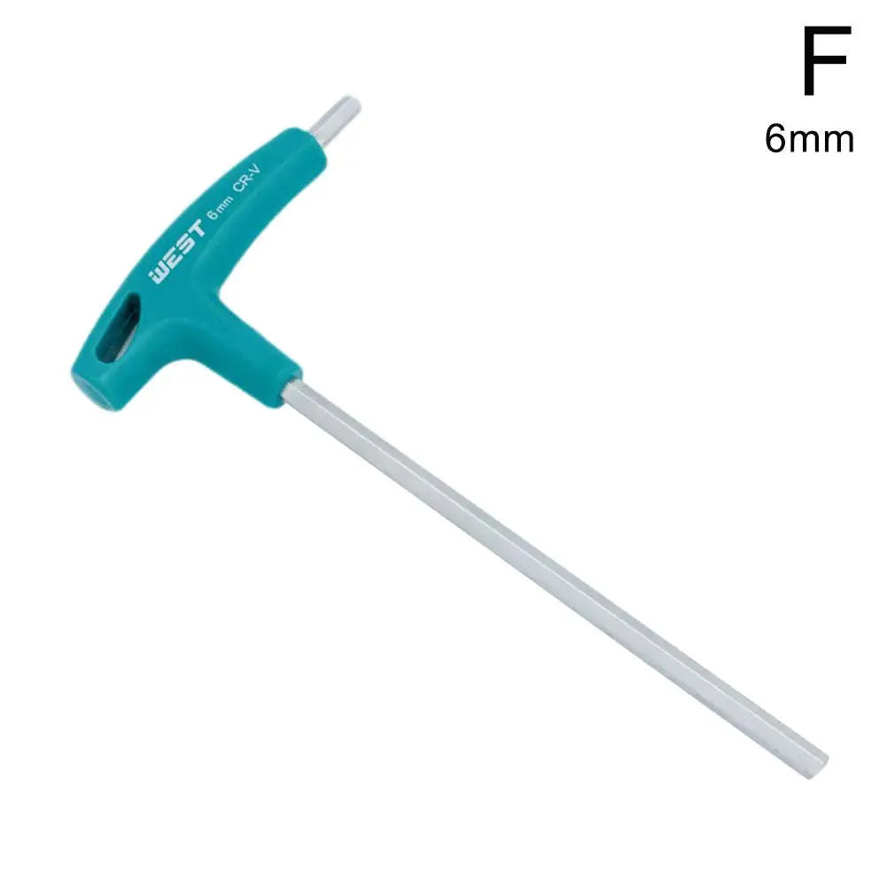 KITPIPI T-Handle Hex Allen Wrench | CRV 2mm–10mm T-Handle Hex Wrench Oasis Select 6.0mm