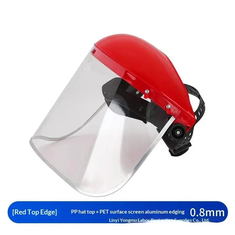Mesh Face Shield Safety Helmet for Weed Trimmer & Gardening