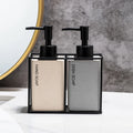 330ml Bathroom Soap 2pcs Ceramics Dispensers Refillable Holder Portable Travel Dispenser Liquid Soap Dispenser Bath Pump Bottle Oasis Select C2 330ML