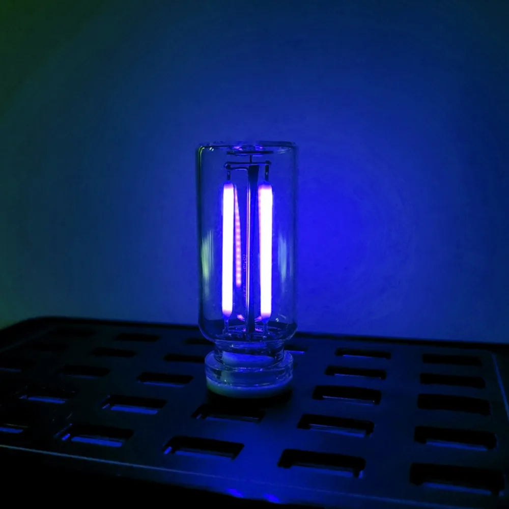 2PCS/lot 5V Touch Dimming USB LED Filament Glass Bulb Retro Edison Bulb Night Light Car Decoration Eye Protection Led Lighting Oasis Select Blue