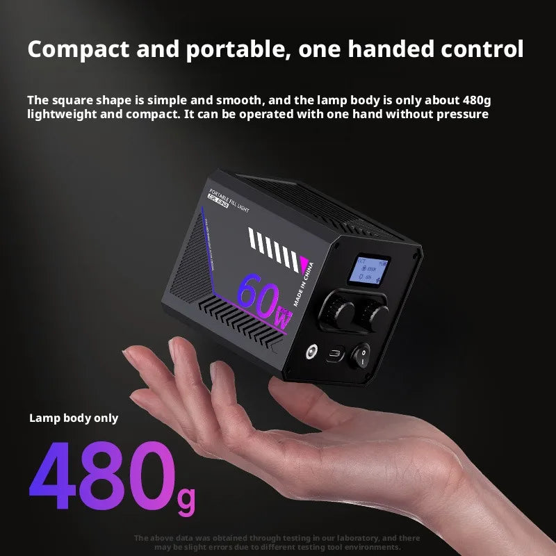 SHINEKNOT RGB COB Fill Light | Portable Handheld Photography Lamp