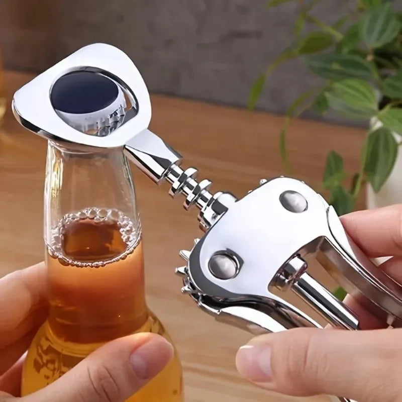 Premium Wing Corkscrew Wine Opener – Stainless Steel & Zinc Alloy Wing Corkscrew Opener Oasis Select