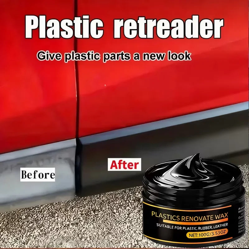Automotive Plastic Repair Cream Precisely Repairs Scratches on Exterior Plastic Parts, Easily Smoothing Out Blemishes and Restor Oasis Select