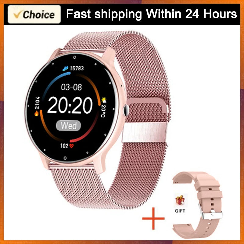 LIGE Smart Watch – Fitness Tracker, Heart Rate, Waterproof
