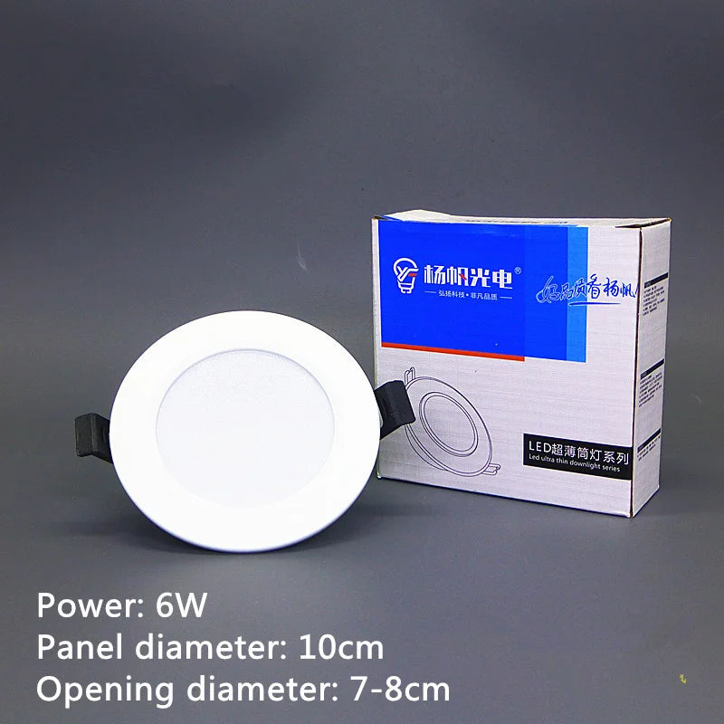 SHINEKNOT Ultra-Thin LED Recessed Downlight 6W 10W 15W 20W