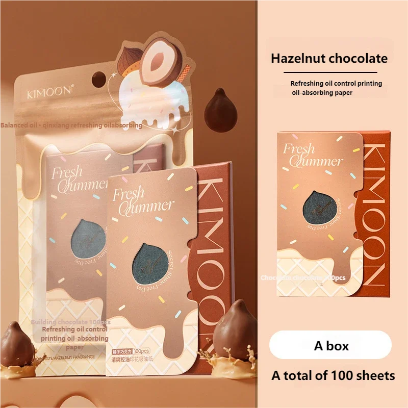 100pcs/1Packs Face Oil Blotting Paper Protable Matting Wipes Cleanser Facial Oil Control Oil-absorbing Face Cleaning Tools Oasis Select E